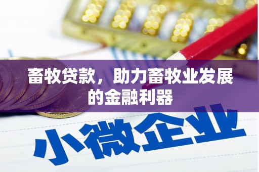 和美畜牧贷款，助力畜牧业发展的金融利器