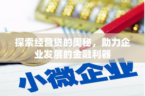和美探索经营贷的奥秘，助力企业发展的金融利器