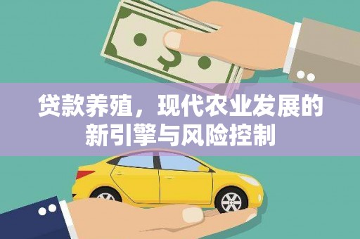 和美贷款养殖，现代农业发展的新引擎与风险控制