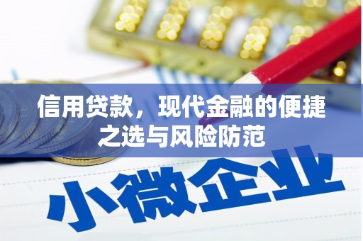 和美信用贷款，现代金融的便捷之选与风险防范