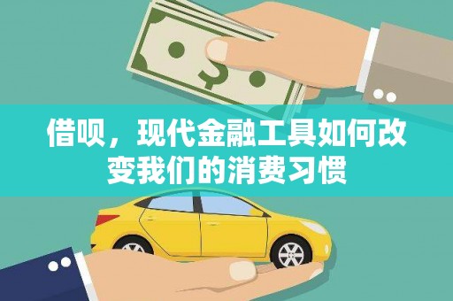 和美借呗，现代金融工具如何改变我们的消费习惯