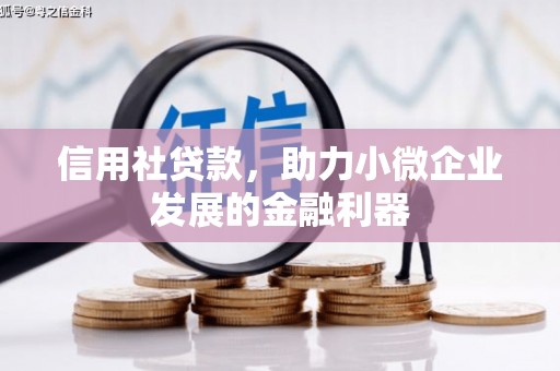 和美信用社贷款，助力小微企业发展的金融利器