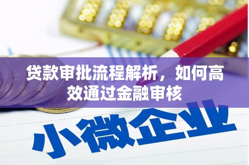 和美贷款审批流程解析，如何高效通过金融审核