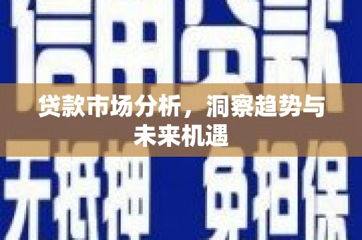 和美贷款市场分析，洞察趋势与未来机遇
