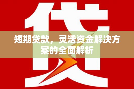 和美短期贷款，灵活资金解决方案的全面解析
