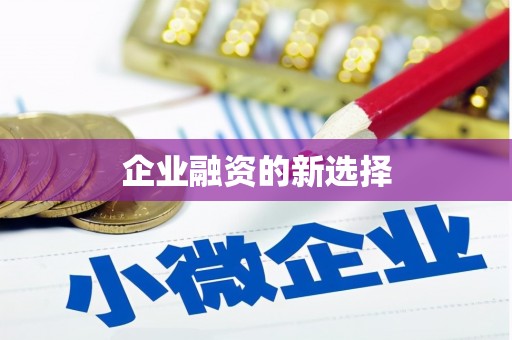 和美企业融资的新选择