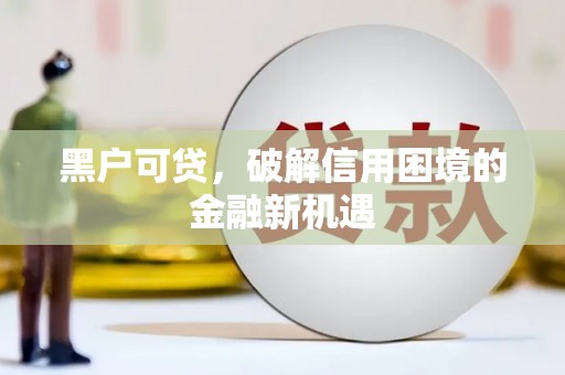 和美黑户可贷，破解信用困境的金融新机遇