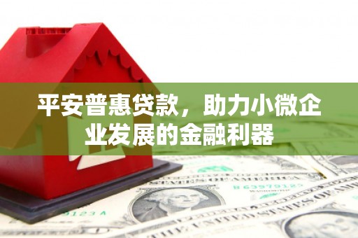 和美平安普惠贷款，助力小微企业发展的金融利器
