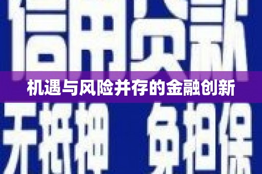 和美机遇与风险并存的金融创新