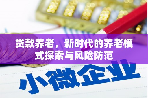 和美贷款养老，新时代的养老模式探索与风险防范