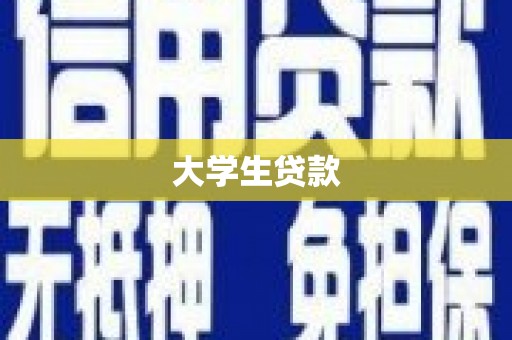 和美大学生贷款